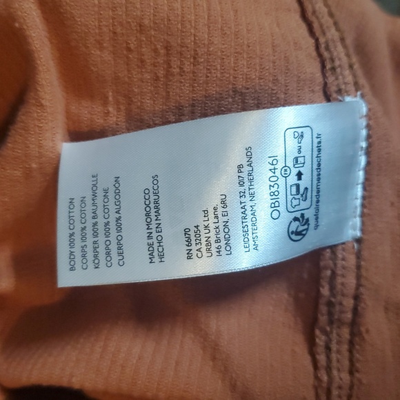 Free People High Roller Cord Jumpsuit/Sunburn - Picture 14 of 15